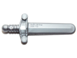 Parts Weapon - Sword Shortsword Elaborate Hilt 76764 - Flat Silver