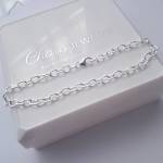 With Love 925 Sterling Silver Charm Bracelet Adjustable Size Up To 19CM