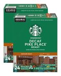 Starbucks Decaf Pike Place Roast K Cups 24 Count Pack Of 2
