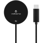 Volkano Magni Series QI2.2 25W Wireless Charging Pad – Black