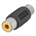 1 Rca Female To 1 Rca Female Adaptor