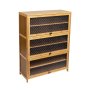 Bamboo-wood 6 Tier Shoes Rack