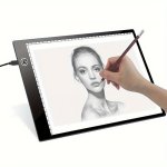 A4 Digital Graphics Tablet: LED Light Box Pad For Writing Painting Drawing & Tracing - USB Electronic Art Copy Board Halloween T