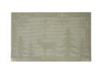Reindeer Pvc Placemat - Silver - Each