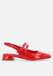 Madison Paisley Slingback - Red