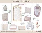 Cot Duvet Bedding Daisy Dotted Duck Goose Set