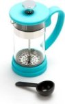 Two Cup Coffee Plunger Blue