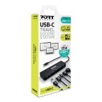 Port USB Type-c To 1 X RJ45|1 X USB3.0 SS|1 X Type-c 85W PD|1 X HDMI2.0|1 X Vga 30CM Cable Dock – Black