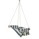 Baby & Toddler Hammock - Grey & White