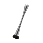 Bar Butler Stainless Steel Muddler With Black Netted Head