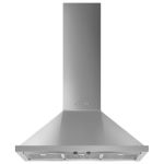 Smeg KPF9 90CM Portofino Aesthetic Decorative Wall Hood – Stainless Steel