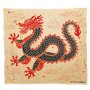 Chinese Dragon On Beige Light Weight Fleece By Wikus Schalkwyk