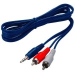 Astrum AR015 3.5MM To Rca Cable With 2RCA Male Audio Cable Compatible With Phones