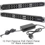 Intellinet 12 Port Passive Poe Patch Panel