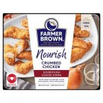 Farmer Brown Nourish Sourdough Coated Frozen Crumbed Chicken Strips 400G
