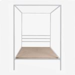 Liam Canopy Bed Gun Metal - Gun Metal Single