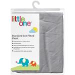 Std Cot Fitted Sheet Gry