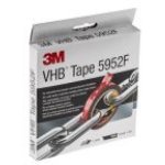 3M 5952F Vhb Black Foam Tape 19MM X 3 M 1.1 Mm Thick