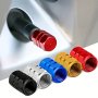 4PCS Tire Air Valve Stem Cap Aluminum Alloy Car Wheel Pressure Cap Cover Screw Shape Fit Most Vehicle Truck Motorcycles Bikes