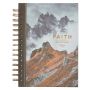 Wirebound Journal - Faith Can Move Mountains Hardcover