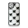 Ama Be Loved White & Black Silicone Cover For Iphone 11 Pro Max -b