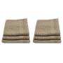 Eqyptian Collection Towel -440GSM -facecloth -pack Of 6 -pebble