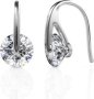 DESTINY Hailey Earrings With Swarovski Crystals - White Gold