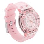 Kids Quartz Watch Waterproof Luminous Transparent Dial For Girls
