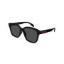 Sunglass Woman Black Grey AM0331SK-002 - Black