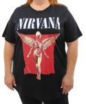 Ladies Printed Nirvana Tee - 56 Black