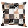Mixed-game Hide Patchwork Throw Pillow Large Patches