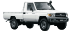 Toyota Land Cruiser Pickup 79 Single Cab 4.2D 4.0V6 4.5D V8 2005-2023 Cotton Canvas Seat Covers