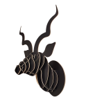 Black Kudu Head