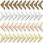 Craft Diy Metal Corner Protectors 60 Pack Vintage Book Edge Guards 2.21CM