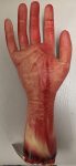 Short Bloody Hand Halloween
