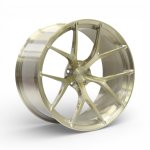 21" Cs Performance FB01 5 112 Satin Gold Forged Aluminium Wheels - Autostyle Motorsport South Africa