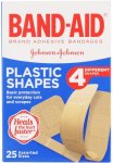 Band Aid Plastic Shapes First Aid Tape