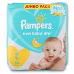 Pampers Baby-dry Baby Diapers Size 2 Jumbo Pack - 94 Diapers