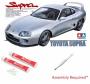 Tamiya 24123 1/24 Scale Sports Car Series Toyota Supra Model Kit - Includes Two Tubes Of Testors Cement Glue And Spice Of Life T