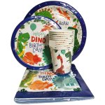 Happy Dino Birthday Paperplate Set 40PC