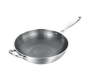 Wok Pan 33.5X9CM Frying Pan Style Stainless Steel