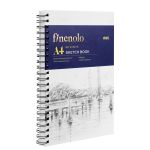 Finenolo A4 Sketch Book Acid Free 160GSM 60 Sheets Side Binding Art