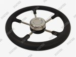 Steering Wheel With Pu Foam 13 7 8 Black