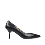 Logo Stiletto Pump -black