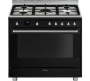 Smeg SSA91MABL2 Stainless Steel Automatic Gas Stove 5 Burners