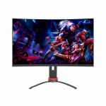 JVC 32 Edgeless Curved Adjustable Qhd Monitor