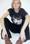 Oversized Printed T-Shirt - Grey