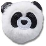 Panda Plushy Puff Ball Jibbitz - Multi Osfa