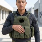 Tactical Vest Ceramic Armour Plates Nij Level 3 4