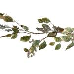 Garland With Leaves 5X15X120CM - Green